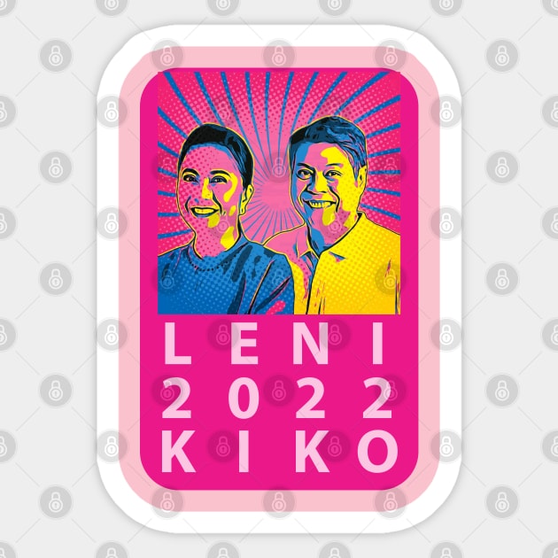 Leni Kiko 2020, Leni Robredo Kiko Pangilinan Sticker by docferds